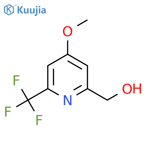 4-Methoxy-2-(trifluoromethyl)pyridine-6-methanol structure