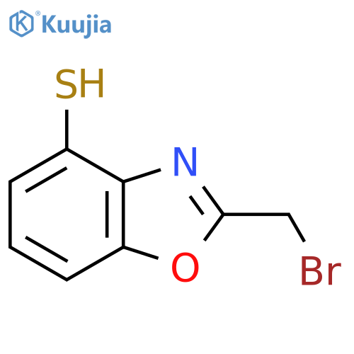 2-(Bromomethyl)-4-mercaptobenzo[d]oxazole structure
