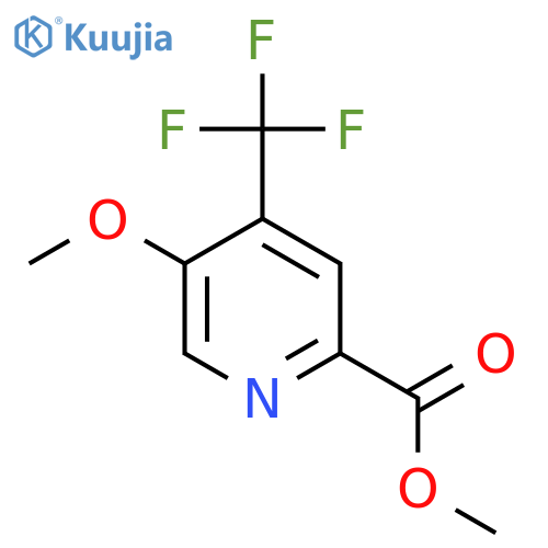 Methyl 5-methoxy-4-(trifluoromethyl)picolinate structure