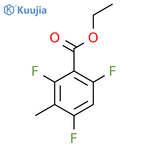 Ethyl 3-methyl-2,4,6-trifluorobenzoate structure