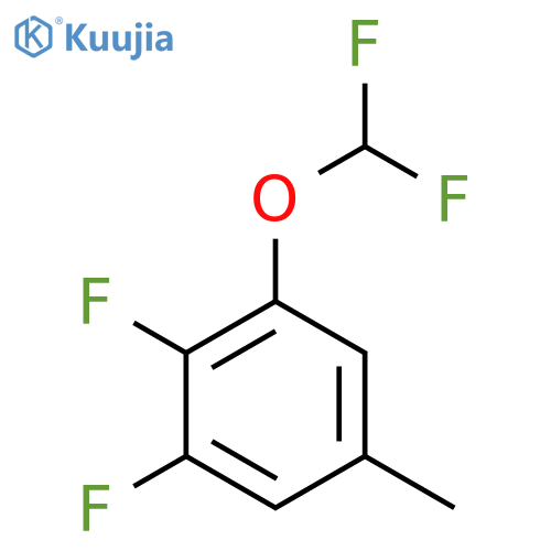 3,4-Difluoro-5-(difluoromethoxy)toluene structure