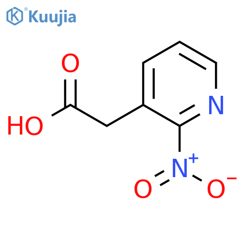 2-Nitropyridine-3-acetic acid structure