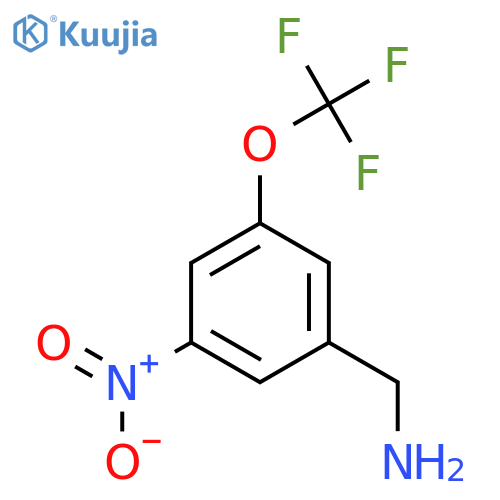 3-Nitro-5-(trifluoromethoxy)benzylamine structure