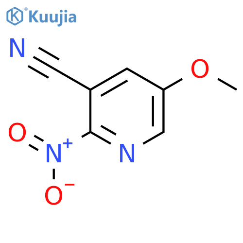 5-Methoxy-2-nitronicotinonitrile structure