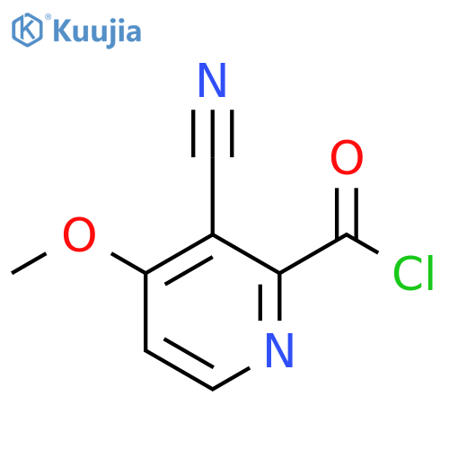 3-Cyano-4-methoxypicolinoyl chloride structure