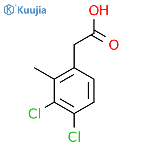 3,4-Dichloro-2-methylphenylacetic acid structure