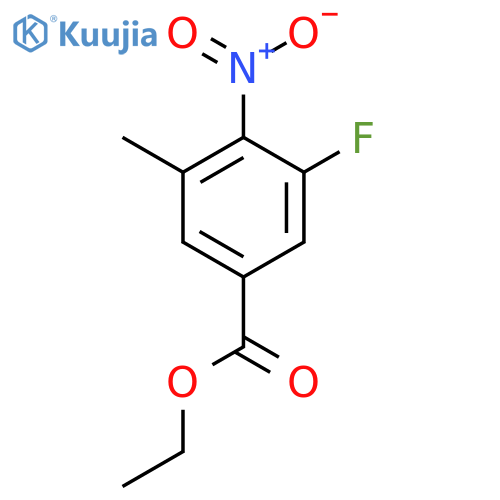 Ethyl 3-fluoro-5-methyl-4-nitrobenzoate structure