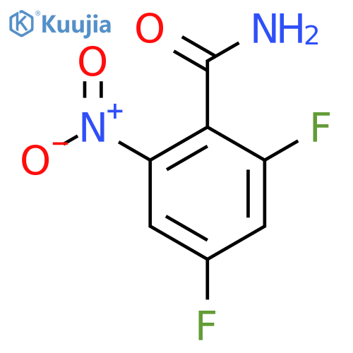 2,4-Difluoro-6-nitrobenzamide structure