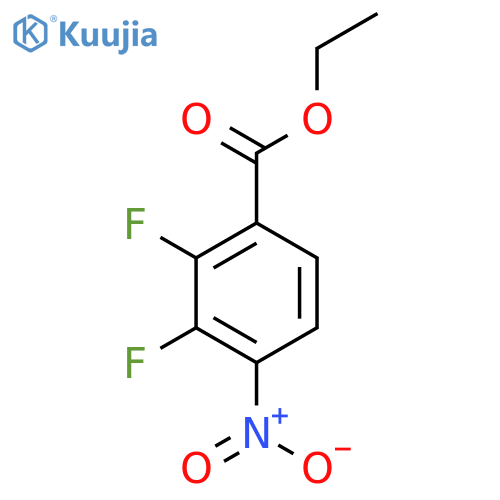 Ethyl 2,3-difluoro-4-nitrobenzoate structure