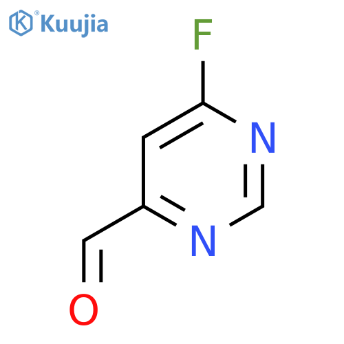 4-Fluoropyrimidine-6-carboxaldehyde structure