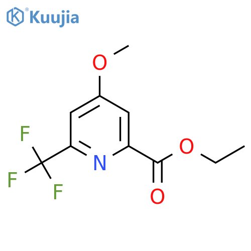 Ethyl 4-methoxy-6-(trifluoromethyl)picolinate structure