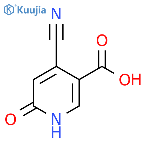 4-Cyano-6-hydroxynicotinic acid structure