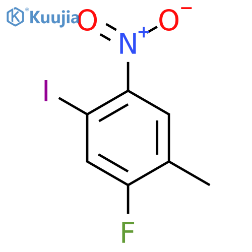 2-Fluoro-4-iodo-5-nitrotoluene structure