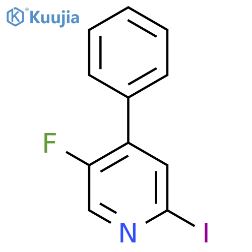 5-Fluoro-2-iodo-4-phenylpyridine structure