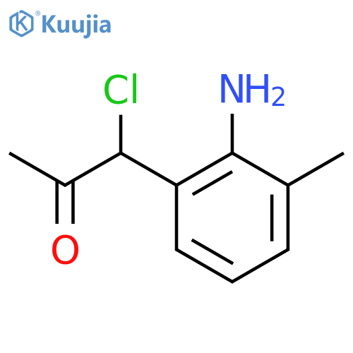 1-(2-Amino-3-methylphenyl)-1-chloropropan-2-one structure