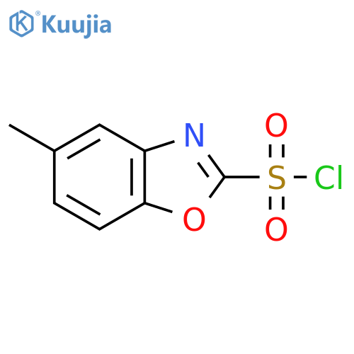 5-Methylbenzo[d]oxazole-2-sulfonyl chloride structure