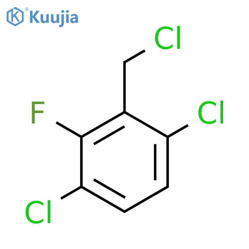 3,6-Dichloro-2-fluorobenzyl chloride structure