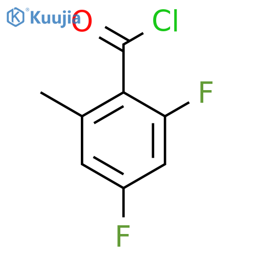 2,4-Difluoro-6-methylbenzoyl chloride structure