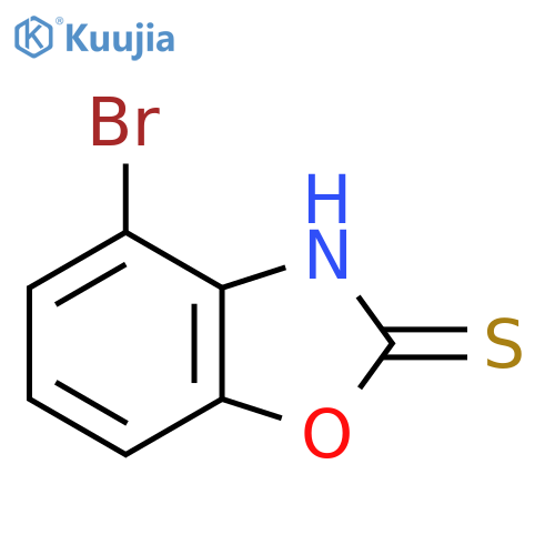 4-Bromobenzo[d]oxazole-2-thiol structure