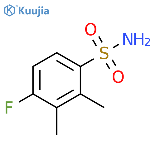 2,3-Dimethyl-4-fluorobenzenesulfonamide structure