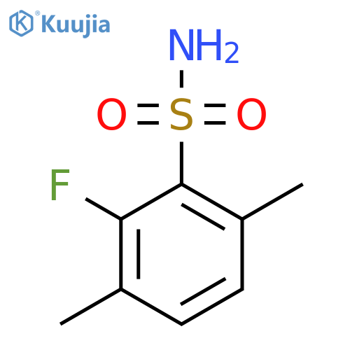 2-Fluoro-3,6-dimethylbenzenesulfonamide structure
