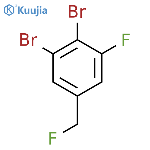 1,2-Dibromo-3-fluoro-5-(fluoromethyl)benzene structure