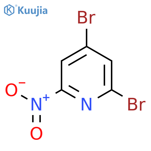 2,4-Dibromo-6-nitropyridine structure
