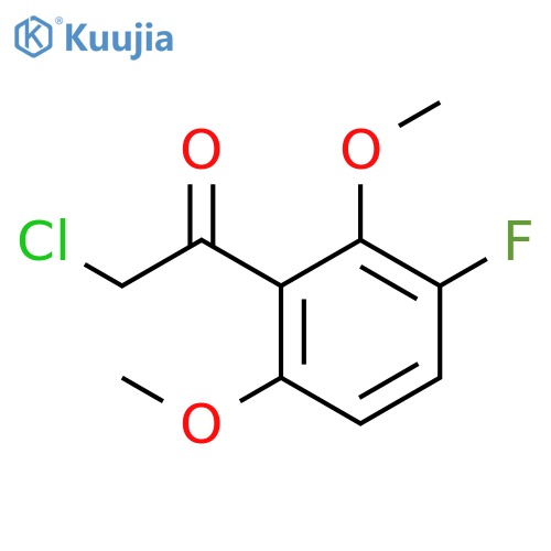 2',6'-Dimethoxy-3'-fluorophenacyl chloride structure