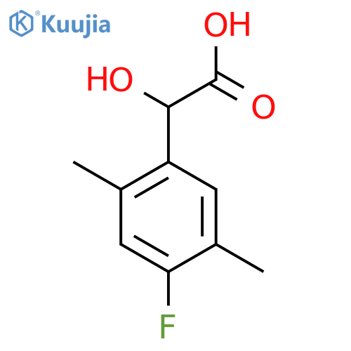 2,5-Dimethyl-4-fluoromandelic acid structure