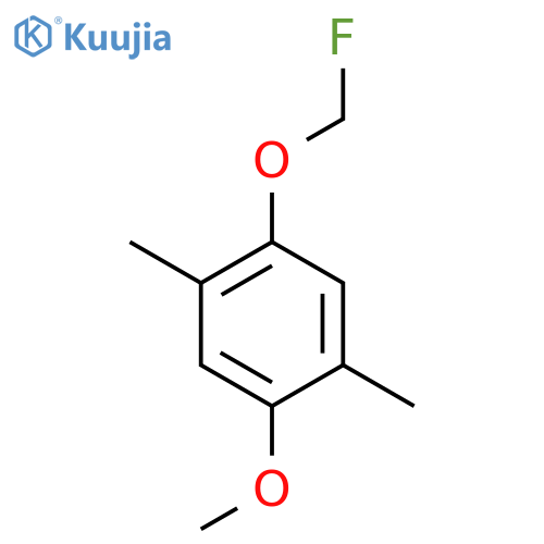 2,5-Dimethyl-4-(fluoromethoxy)anisole structure