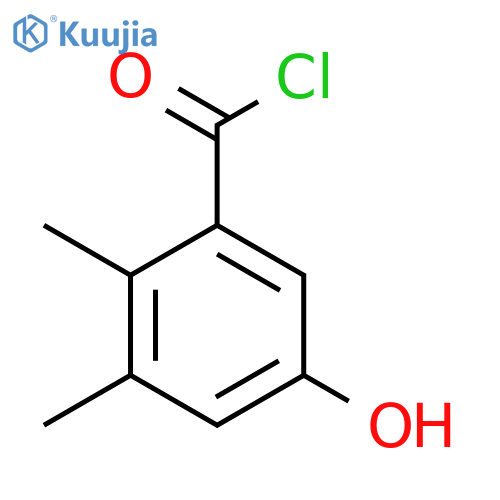 2,3-Dimethyl-5-hydroxybenzoyl chloride structure