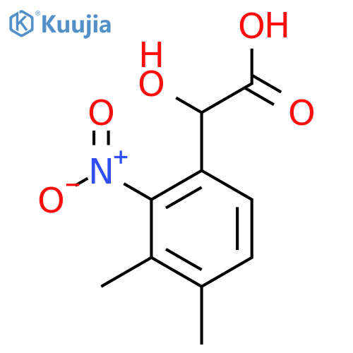 3,4-Dimethyl-2-nitromandelic acid structure