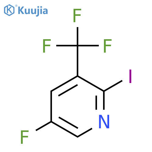 5-Fluoro-2-iodo-3-(trifluoromethyl)pyridine structure