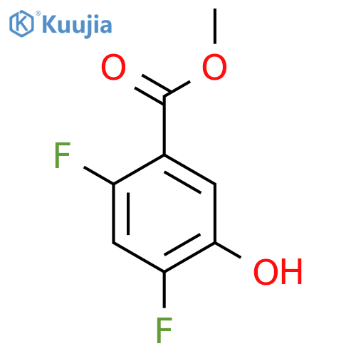 Methyl 2,4-difluoro-5-hydroxybenzoate structure