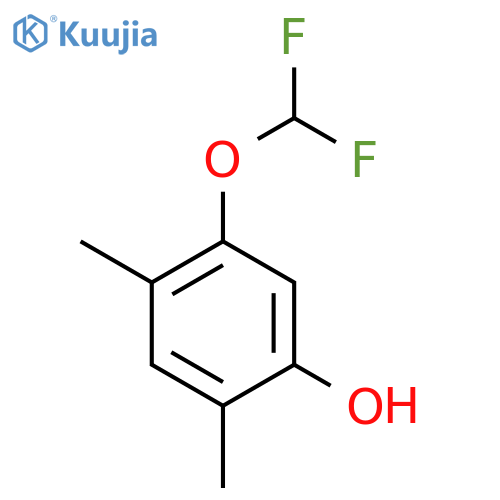 5-Difluoromethoxy-2,4-dimethylphenol structure