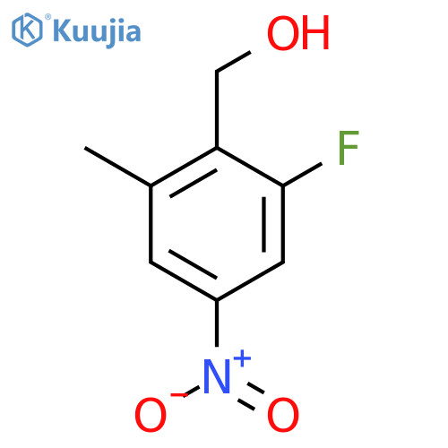 2-Fluoro-6-methyl-4-nitrobenzyl alcohol structure