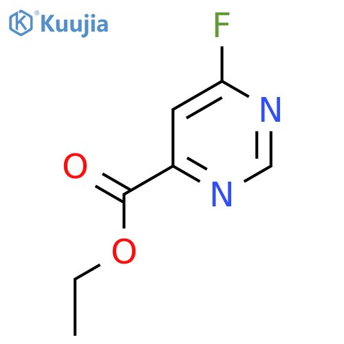 Ethyl 4-fluoropyrimidine-6-carboxylate structure