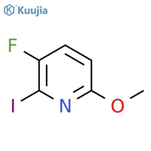 3-Fluoro-2-iodo-6-methoxypyridine structure