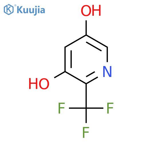 2-(Trifluoromethyl)pyridine-3,5-diol structure