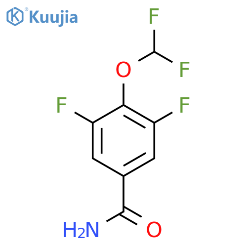 3,5-Difluoro-4-(difluoromethoxy)benzamide structure
