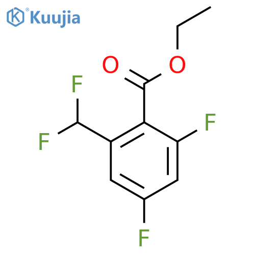 Ethyl 2,4-difluoro-6-(difluoromethyl)benzoate structure