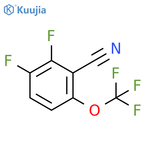 Benzonitrile, 2,3-difluoro-6-(trifluoromethoxy)- structure