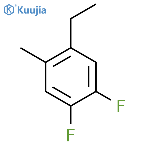 1-Ethyl-4,5-difluoro-2-methylbenzene structure