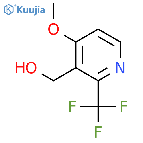 4-Methoxy-2-(trifluoromethyl)pyridine-3-methanol structure