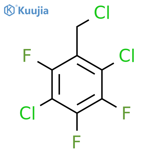 2,5-Dichloro-3,4,6-trifluorobenzyl chloride structure
