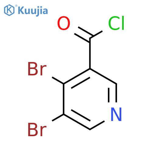 3,4-Dibromopyridine-5-carbonyl chloride structure