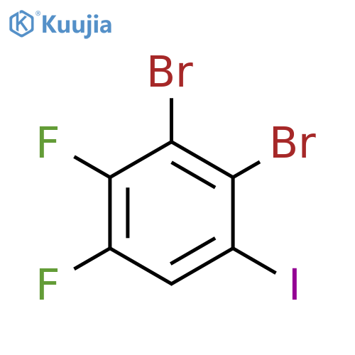 1,2-Dibromo-3,4-difluoro-6-iodobenzene structure