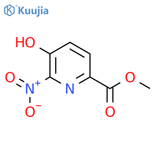 Methyl 5-hydroxy-6-nitropicolinate structure