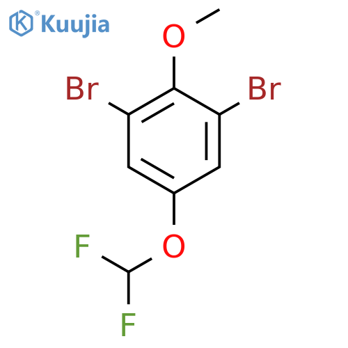 2,6-Dibromo-4-(difluoromethoxy)anisole structure