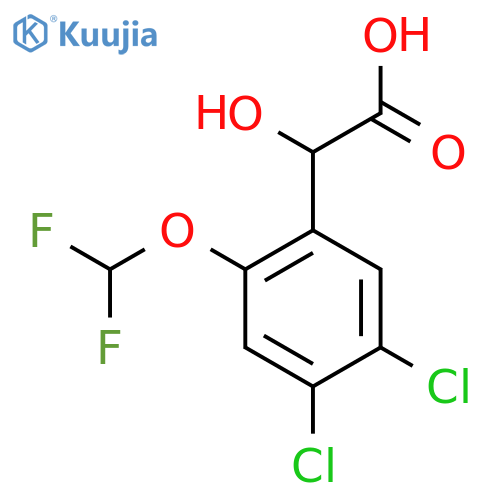 4,5-Dichloro-2-(difluoromethoxy)mandelic acid structure